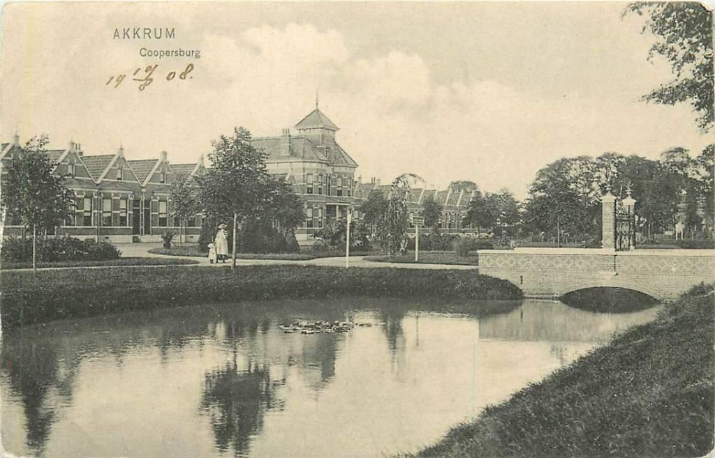 381-407-001 Akkrum Coopersbrug, Verzenden, Voor 1920, Friesland