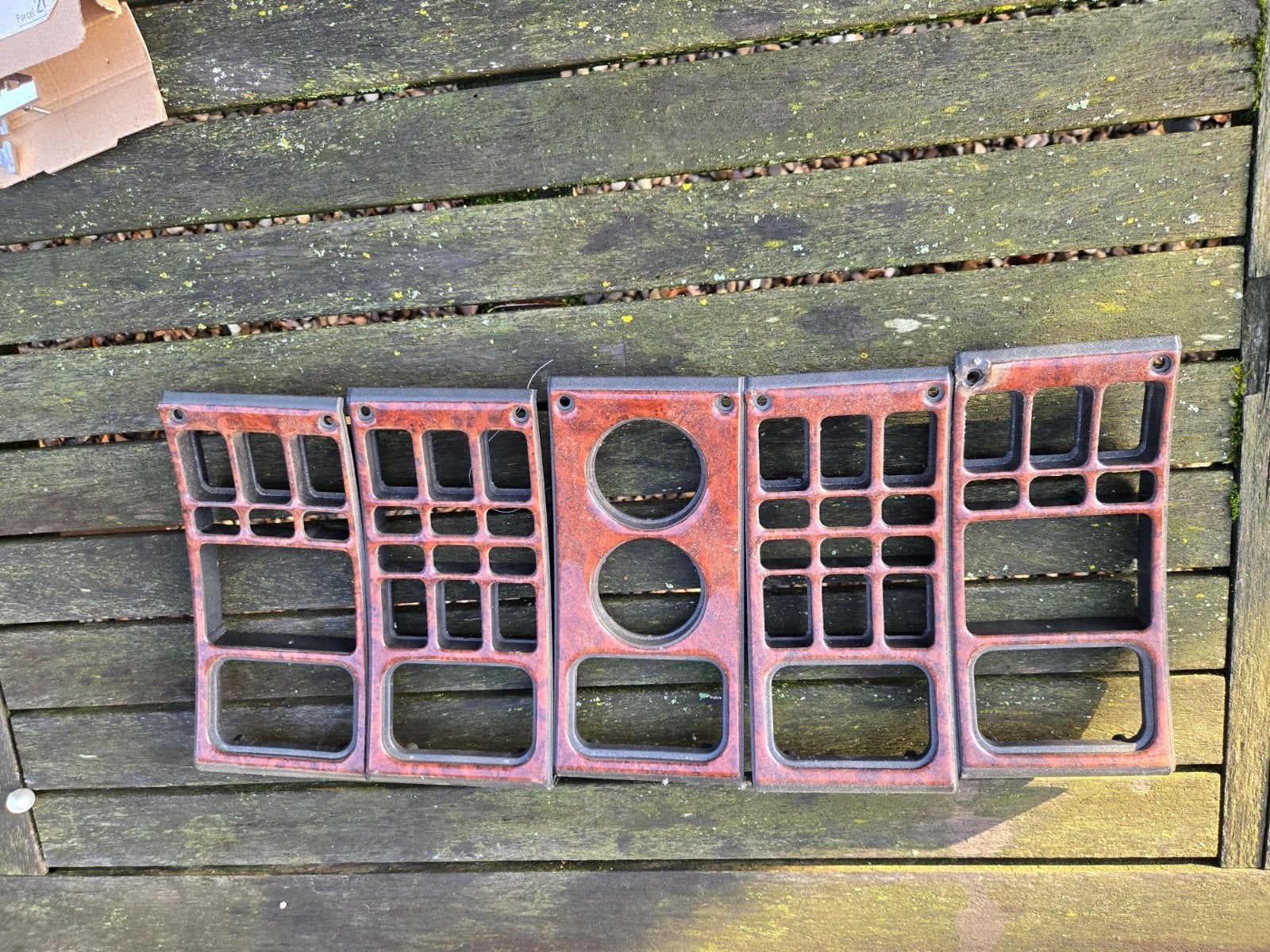 Houten dashboard panelen voor Scania 3 en 4 serie- Vintage l, Ophalen of Verzenden, Gebruikt, Oldtimer onderdelen