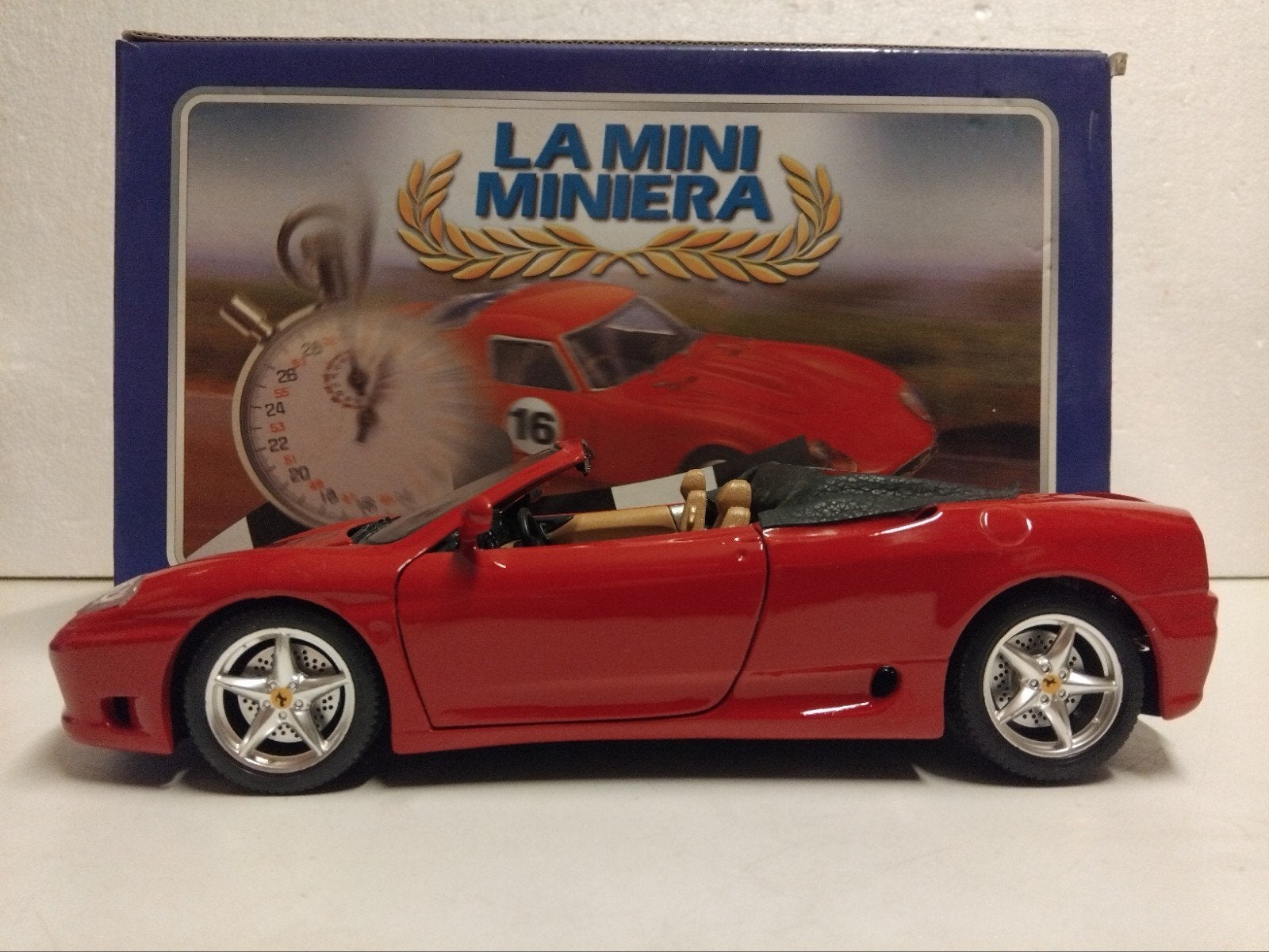 Rare Ferrari 360 Modena cabriolet La Mini Miniera, Hobby en Vrije tijd, Modelauto's | 1:18, Ophalen of Verzenden, Zo goed als nieuw
