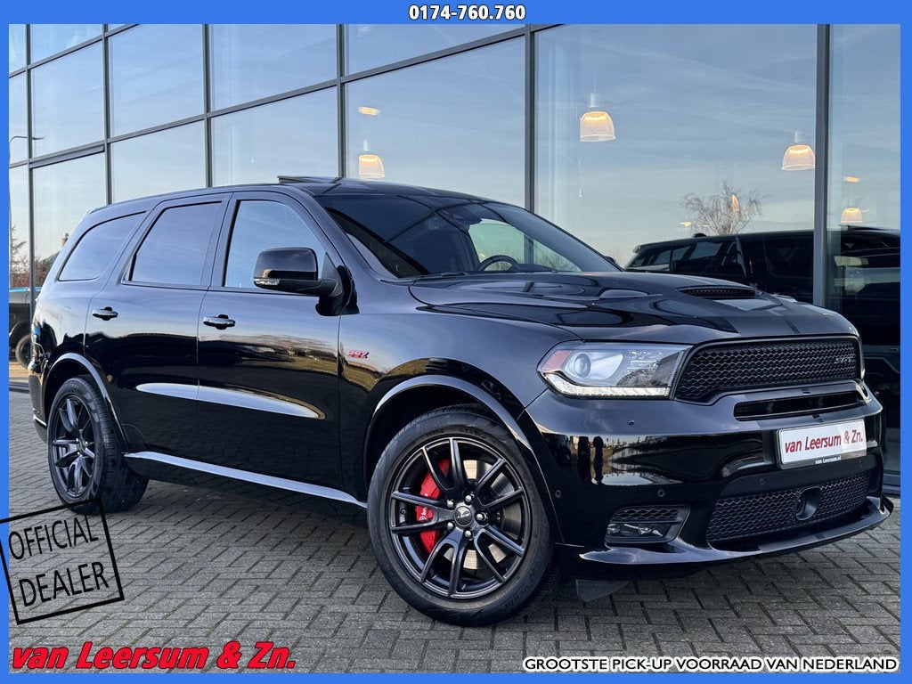 Dodge Durango SRT 392 HEMI | Grijskenteken | (bj 2019), Auto's, Bestelauto's, Automaat, Gebruikt, Zwart, 2 stoelen