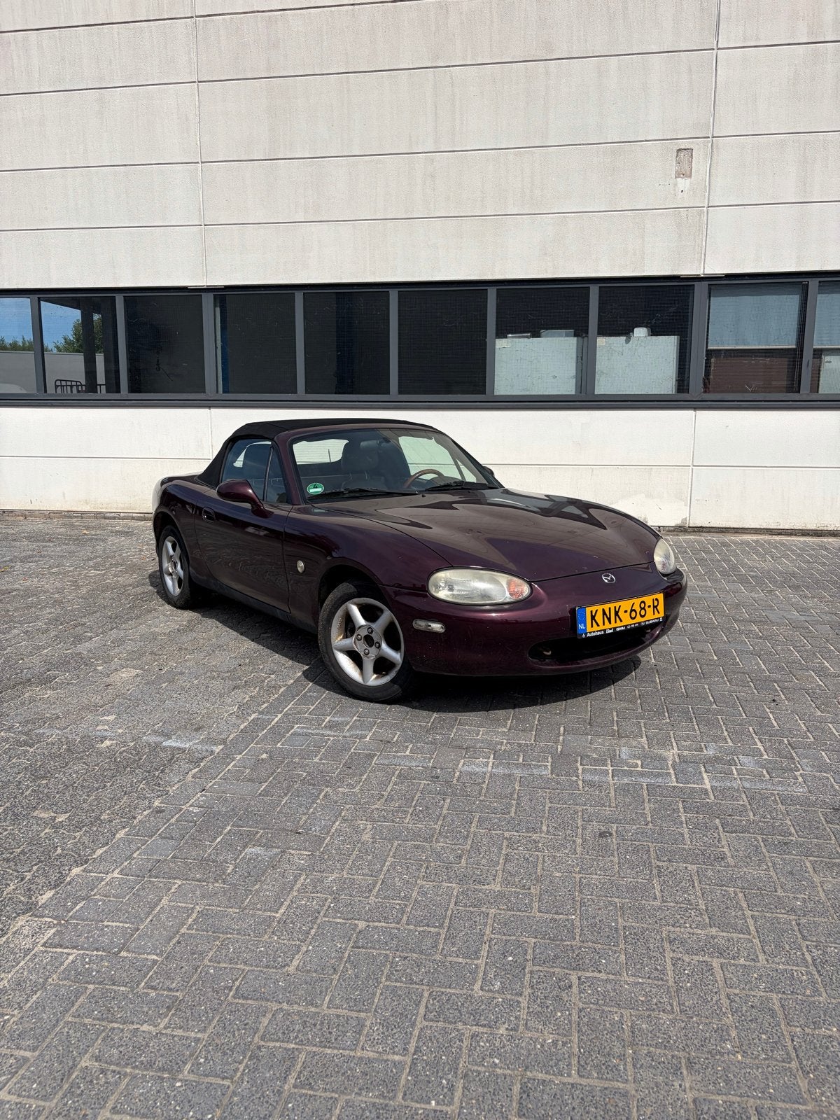 Mazda MX-5 1.6 I 2000, Auto's, Achterwielaandrijving, Beige, 4 cilinders, Cabriolet