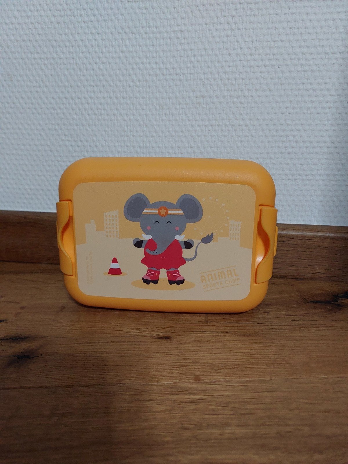 Amuse Broodtrommel Junior 19 Cm Polypropyleen Oranje, Huis en Inrichting, Ophalen of Verzenden, Nieuw