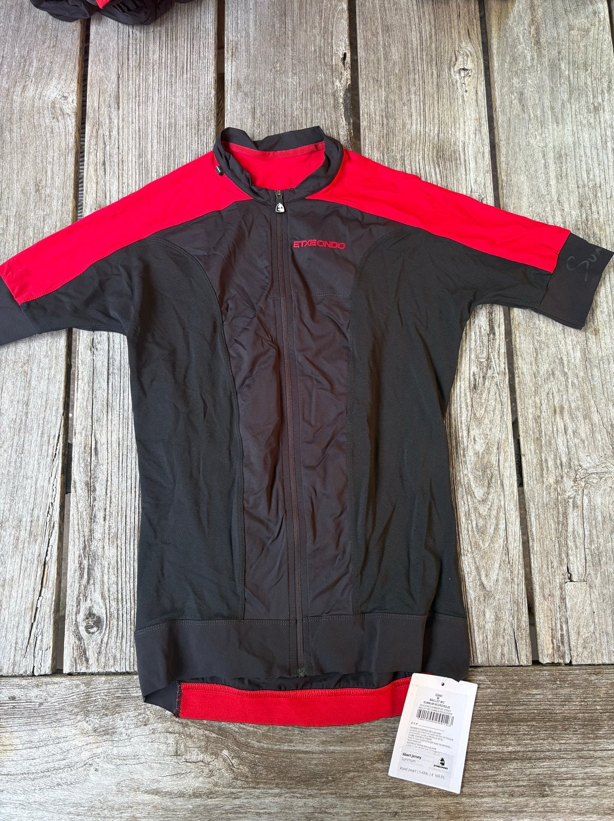 Etxeondo Summum Fietsjersey Zwart/Rood Maat M NIEUW, Nieuw, Ophalen of Verzenden, Bovenkleding, Heren