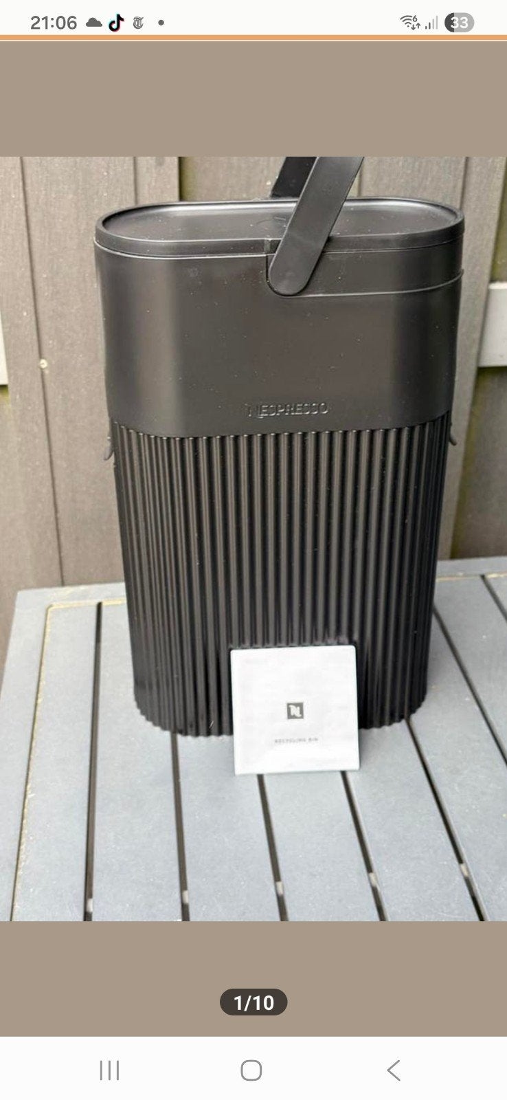 Nespresso cup container, Ophalen of Verzenden, Zo goed als nieuw, Nespresso, Nespresso