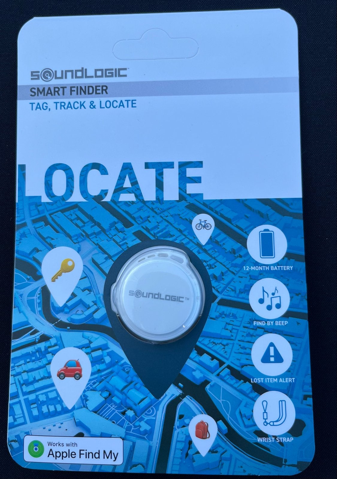 Soundlogic Smart Finder: Tag, Track & Locate (Apple Find My), Ophalen of Verzenden, Nieuw