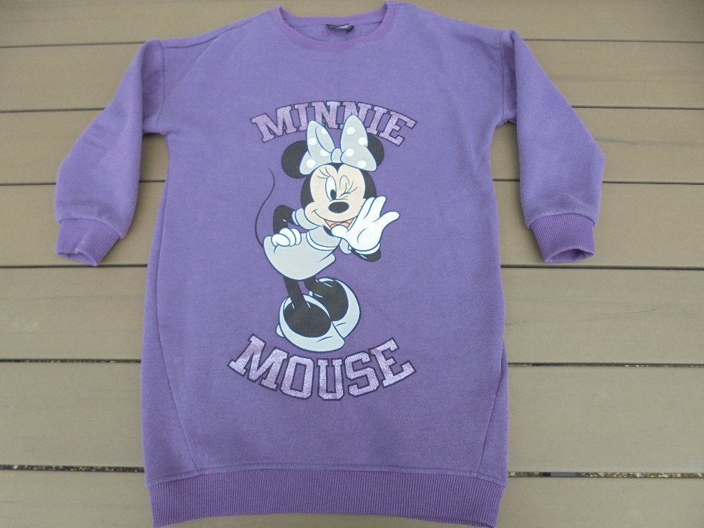 Paars jurkje MINNIE MOUSE, Disney, Gebruikt, Meisje, Ophalen of Verzenden