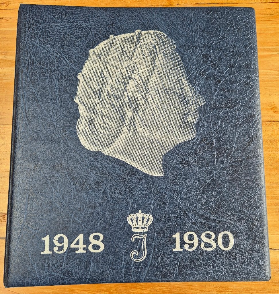 Album Juliana 1948/1980 met zilver bieden op marktplaats, Postzegels en Munten, Munten | Nederland, Koningin Juliana, Zilver, 2½ gulden