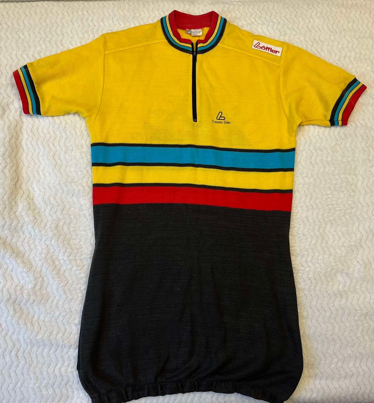 Vintage Löffler fietsshirt - Fitness Studio Wagner Gleiß, Fietsen en Brommers, Fietsaccessoires | Fietskleding, Gebruikt, Löffler