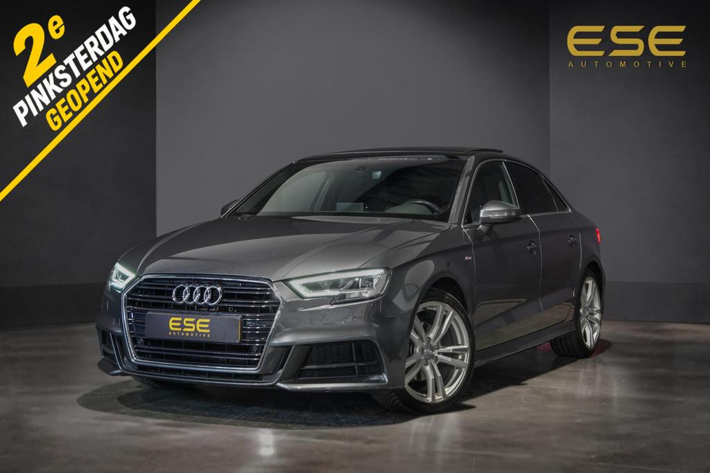 Audi A3 Limousine 1.4 TFSI CoD Sport S Line Edition | Panora, Auto's, Audi, Gebruikt, 4 cilinders, 150 pk, Leder en Stof