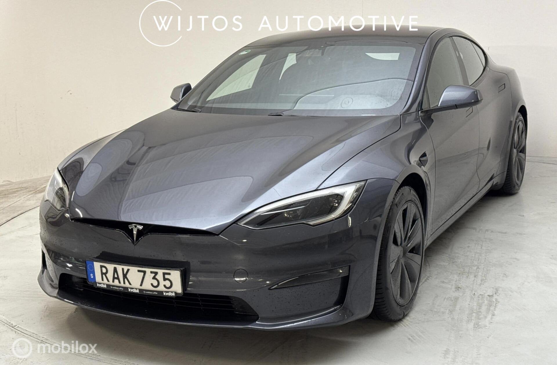 Tesla Model S Long Range, 670pk, HW4, trekhaak, Auto's, Automaat, Dealer onderhouden, Gebruikt, 2069 kg