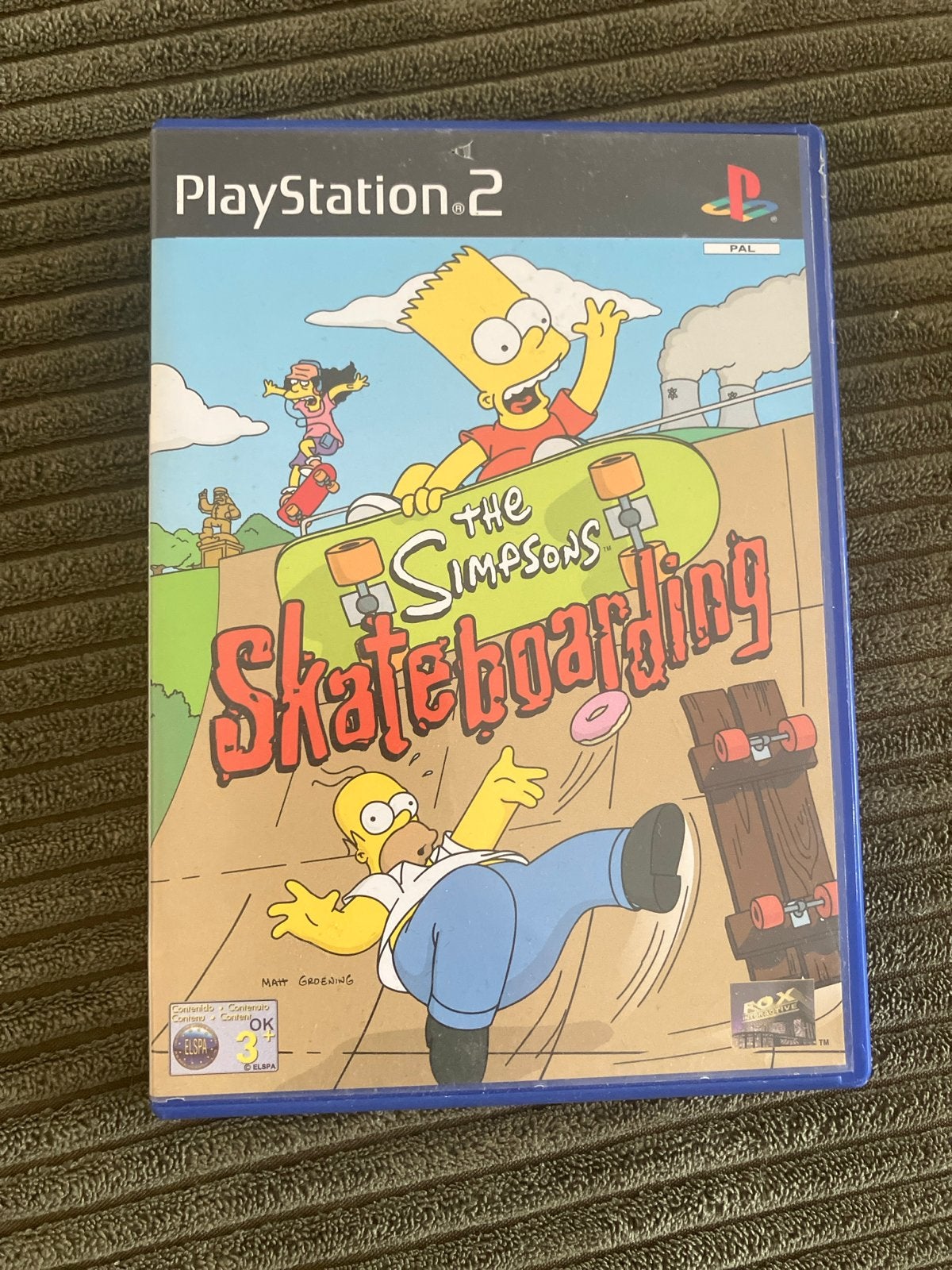 The Simpsons Skateboarding PS2 - Klassiek Skateboardspel, Spelcomputers en Games, Gebruikt, 1 speler, Eén computer, Ophalen of Verzenden