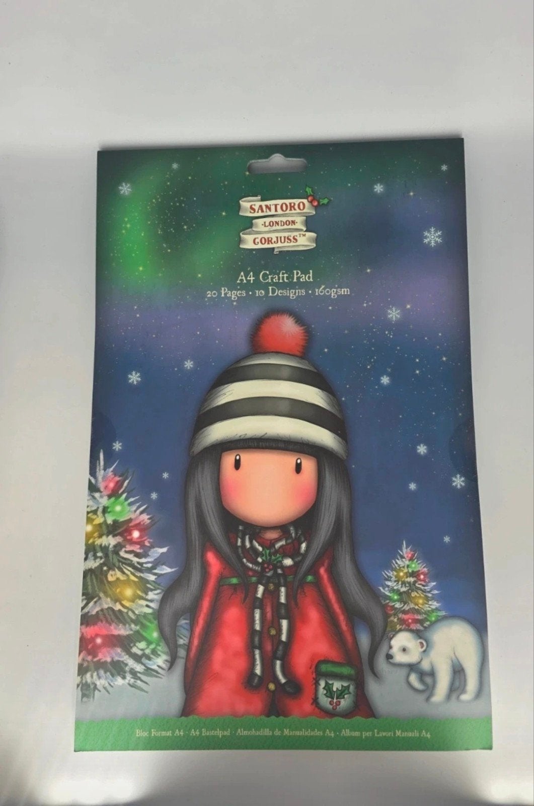 Santoro Gorjuss A4 Craft Pad - Kerstmis Thema, Ophalen of Verzenden, Nieuw, Papier of Karton