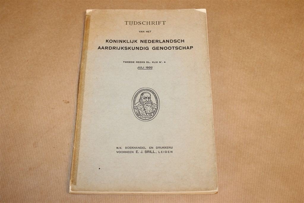Aardrijkskundig Genootschap — Tijdschrift Deel XLIX, 1932, Ophalen of Verzenden, Gelezen