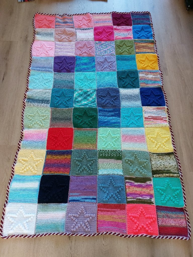 Gehaakte sprei, Huis en Inrichting, Woonaccessoires | Plaids en Woondekens, Woondeken, Nieuw, Ophalen of Verzenden, Handgemaakt