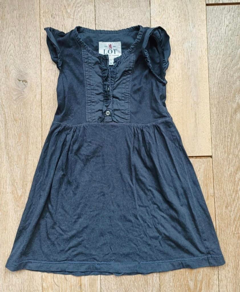 Donkerblauwe jurk LOT 116 valt als 110, Ophalen of Verzenden, Meisje, Jurk of Rok