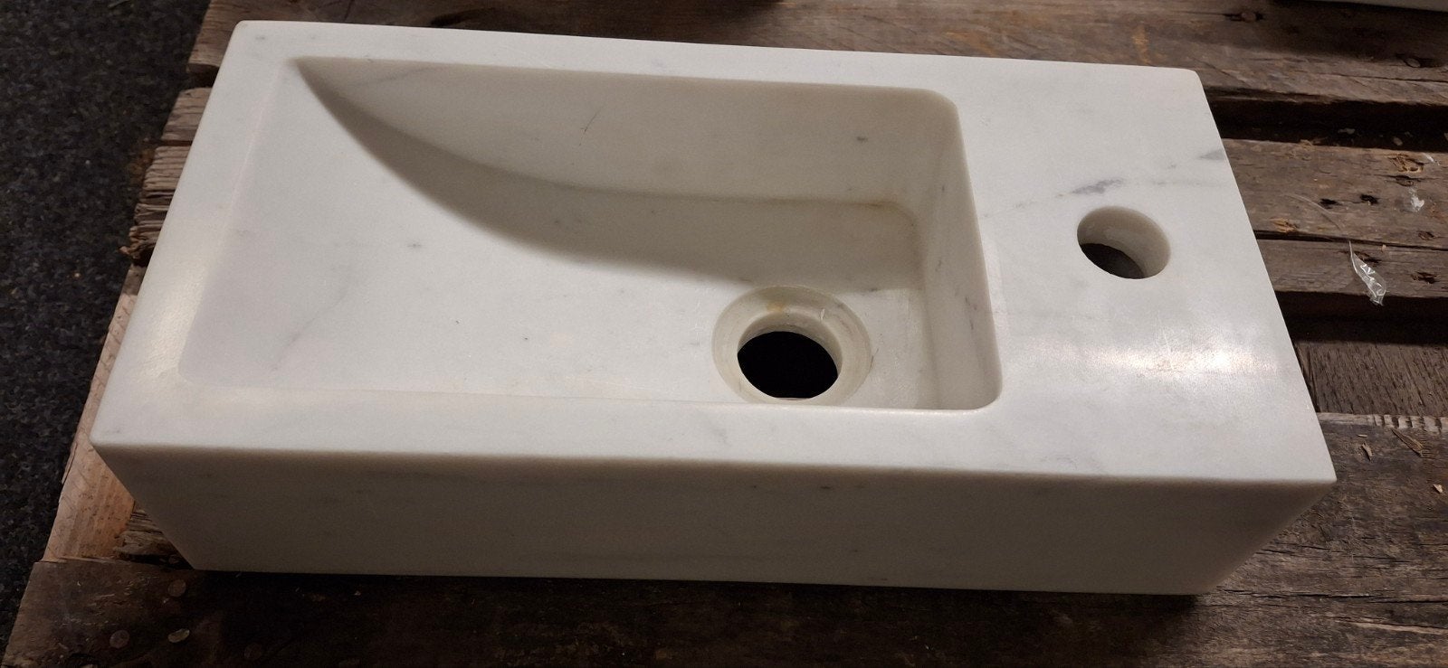 Toiletfontein marmer look 'Helios', Ophalen, Nieuw, Wastafel