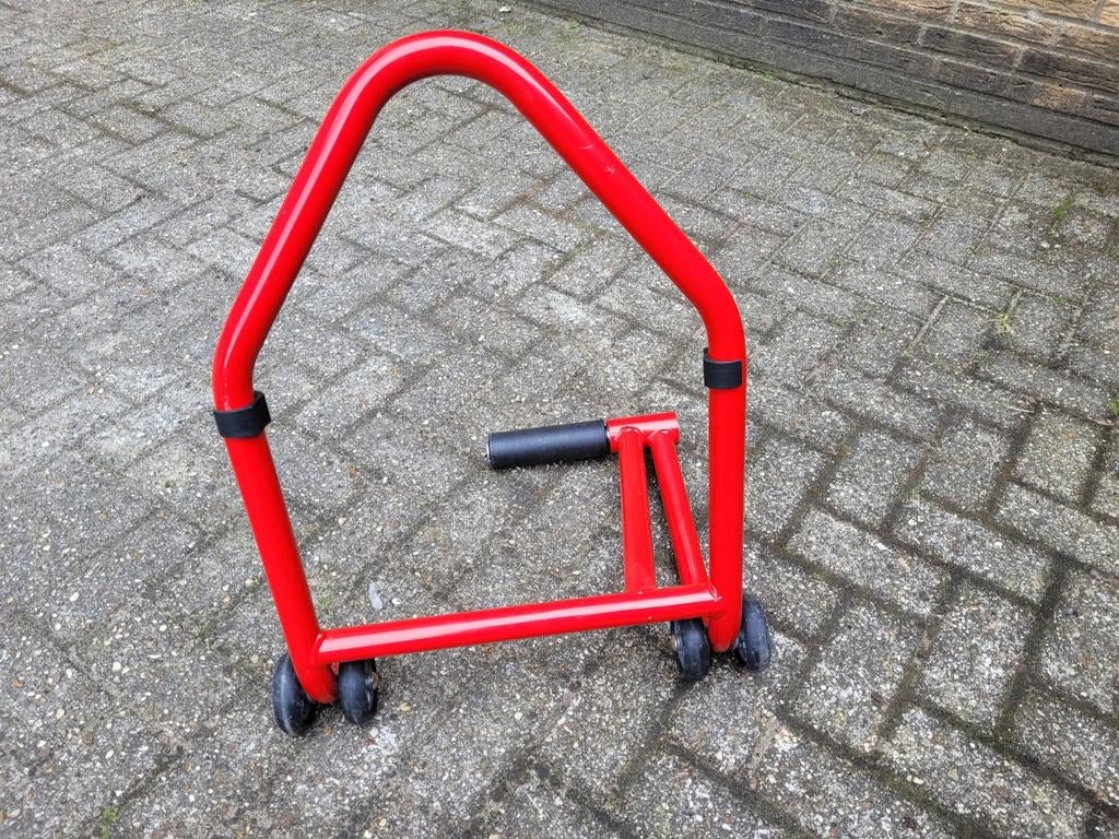 Bikelift. Achterzijde as, Ophalen