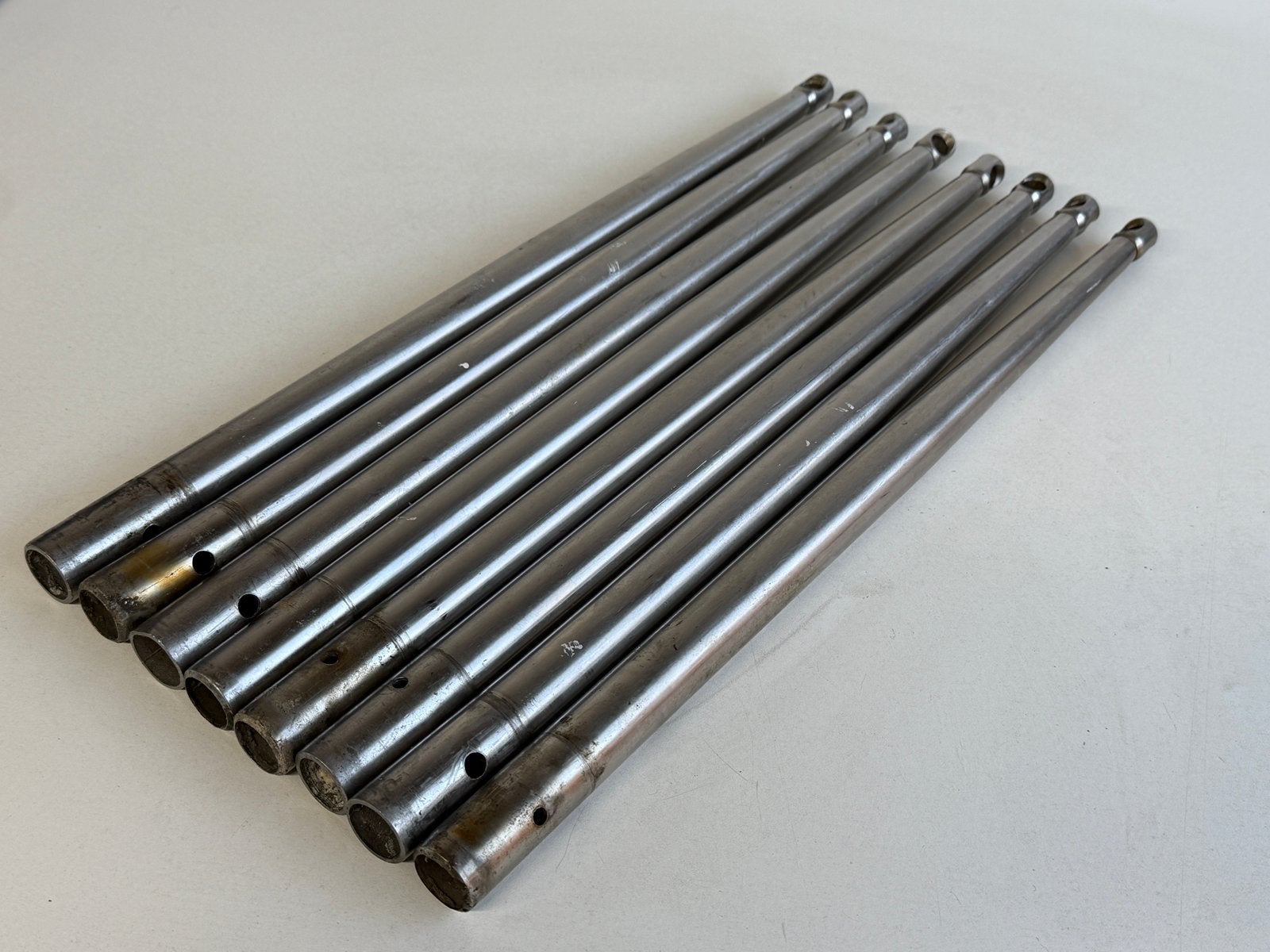 8 x RVS scepter 45 cm, Ophalen of Verzenden, Gebruikt, Overige typen