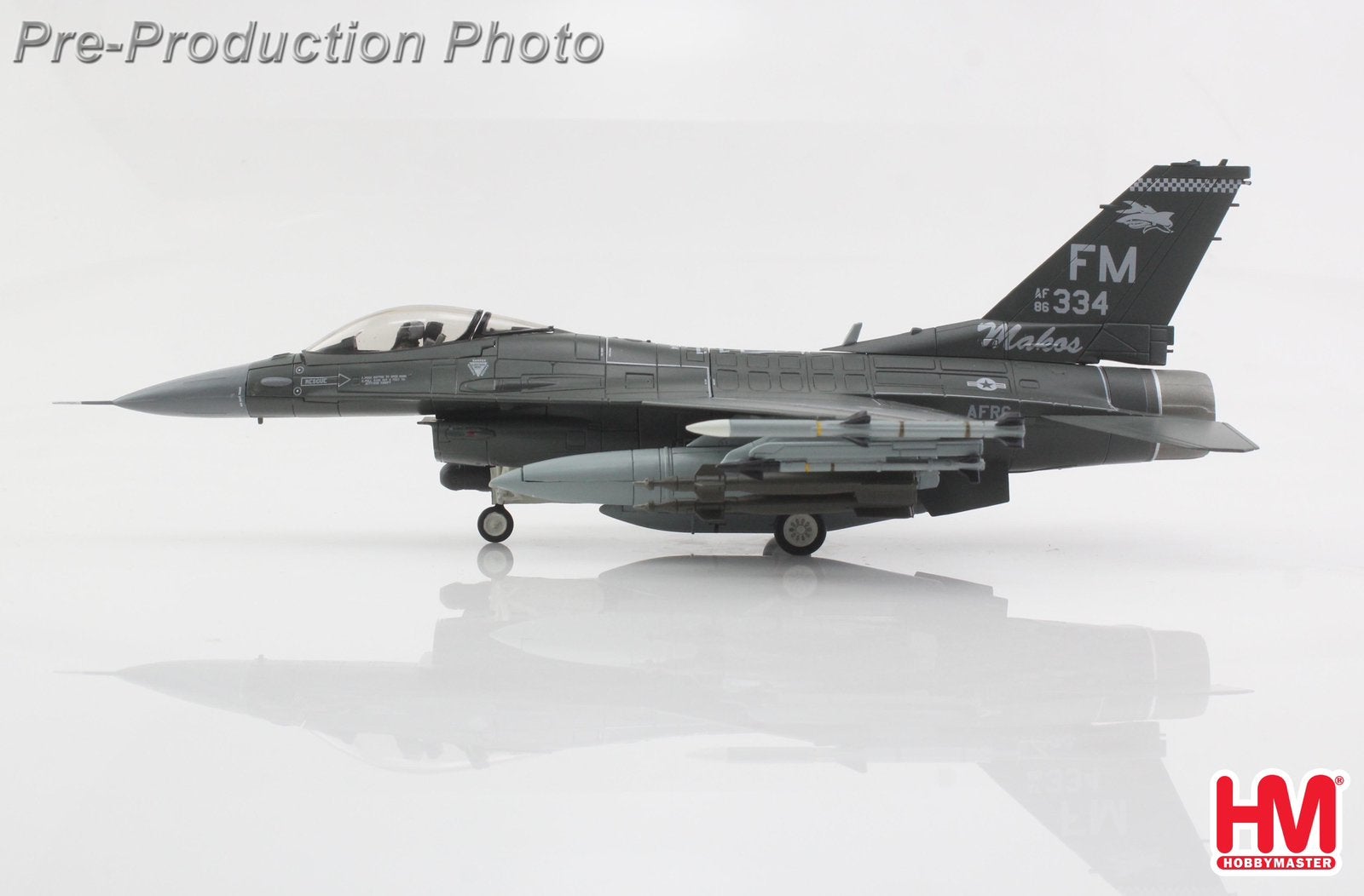 Hobby Master HA38083 | Lockheed F-16C Fighting Falcon, Ophalen, Schaalmodel, Nieuw, Pilot Station