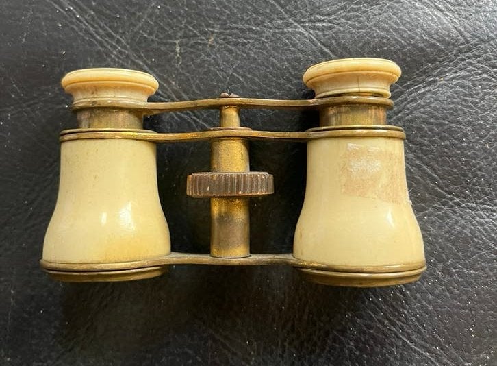 Kleine verrekijker van been, Ophalen of Verzenden, Zo goed als nieuw, 8 tot 12x