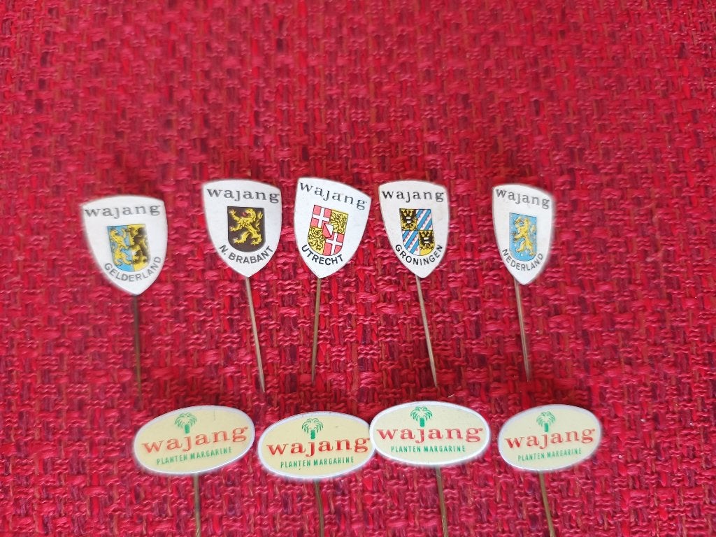 Wajang Boter speldjes reeks, Ophalen of Verzenden, Gebruikt, Overige onderwerpen, Button