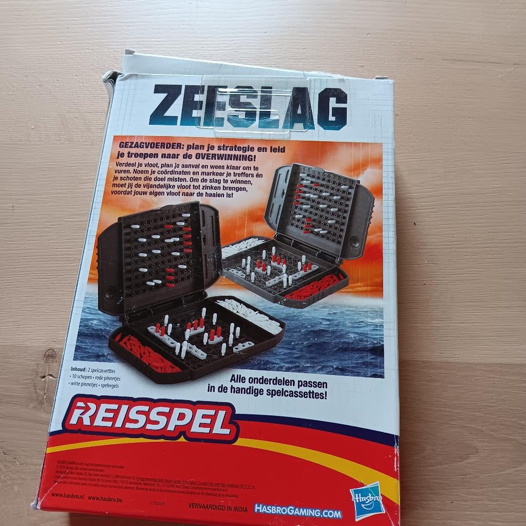 Zeeslag, reisspel, Hasbro, Een of twee spelers, Ophalen of Verzenden, Nieuw, Hasbro