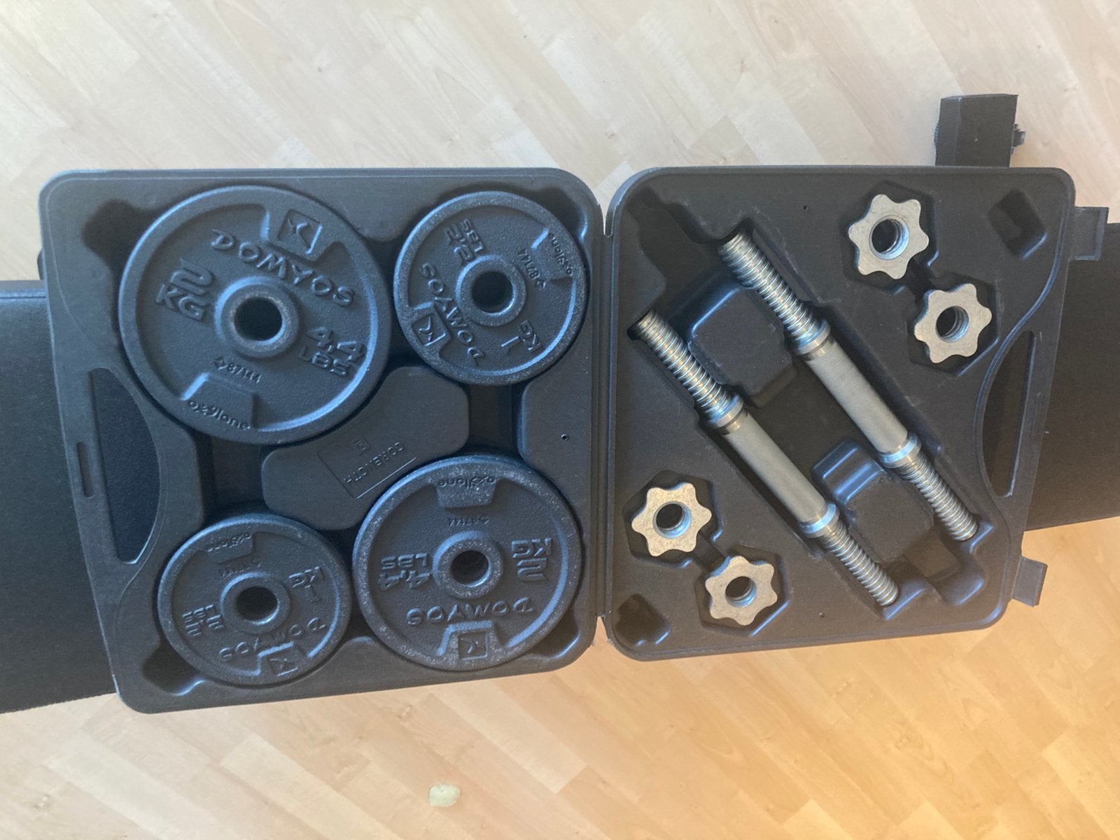 Decathlon Dumbbellset 20 kg halter set dumbells, Ophalen, Zo goed als nieuw, Dumbbell