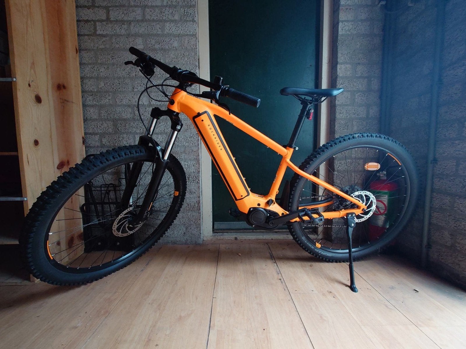 ROCKRIDER E-EXPL 520 Elektrische Mountainbike 29 inch, Hardtail, Zo goed als nieuw, Schijfrem, Ophalen