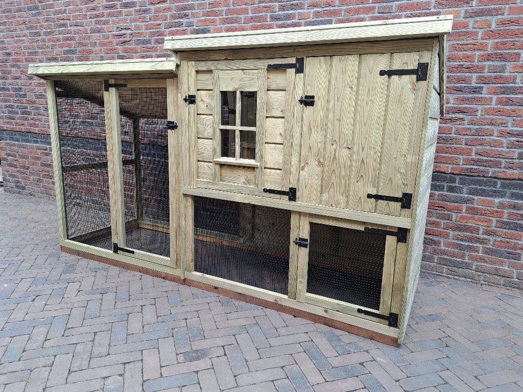 SOLIDE Konijnenhok gemaakt van geïmpregneerd hout! NIEUW, Dieren en Toebehoren, Ophalen, Nieuw, 90 cm of meer, Konijn