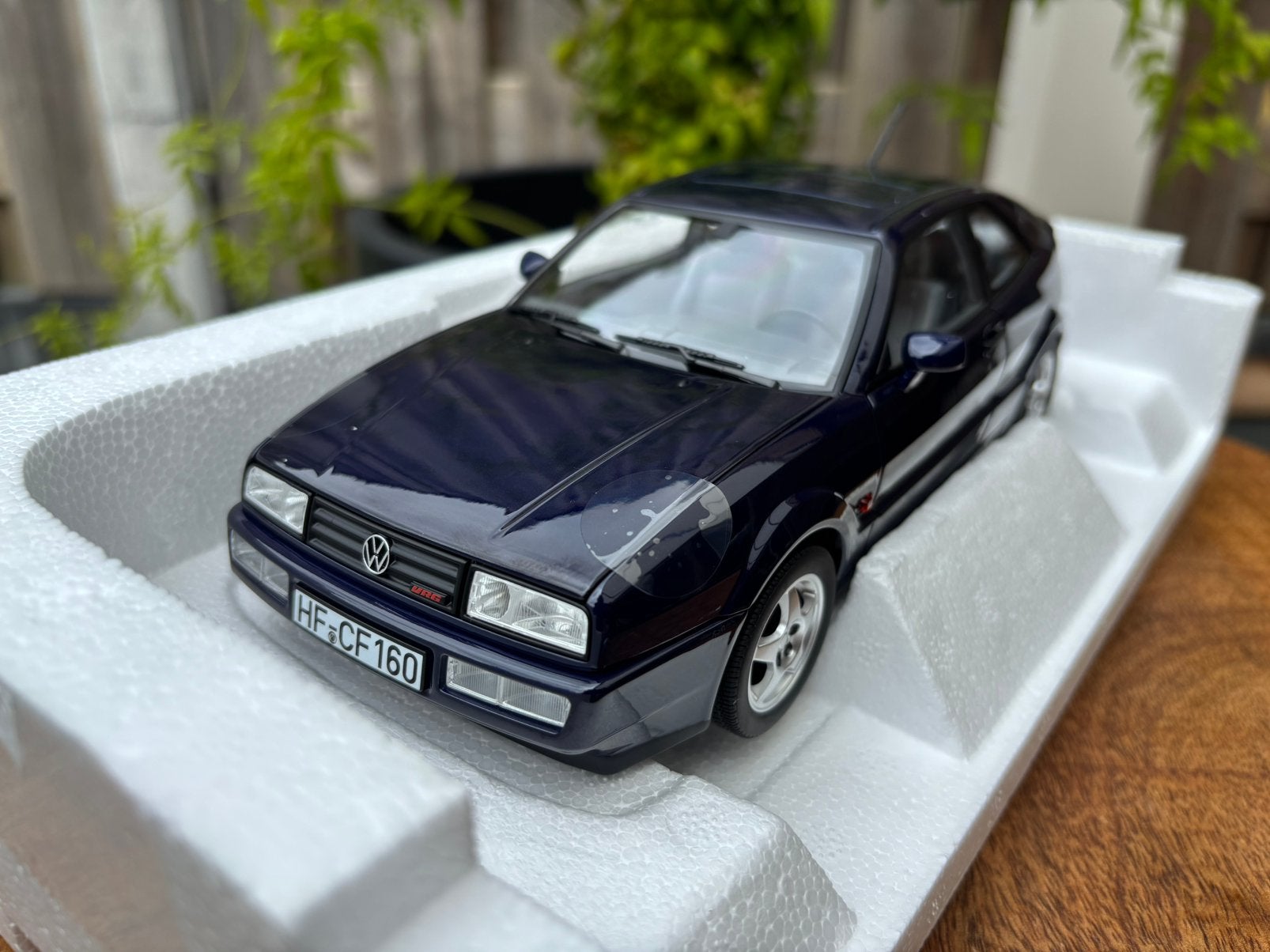 Norev Volkswagen Corrado VR6 1992 Blue Metallic 1:18, Ophalen of Verzenden, Zo goed als nieuw, Norev