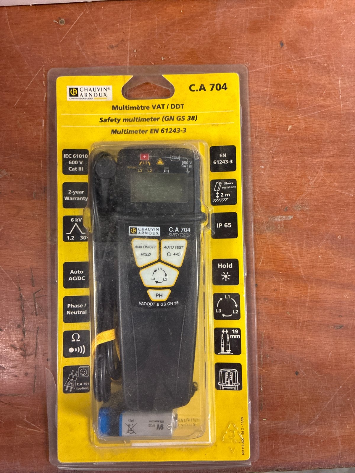 chauvin arnoux multimeter, Ophalen of Verzenden, Nieuw