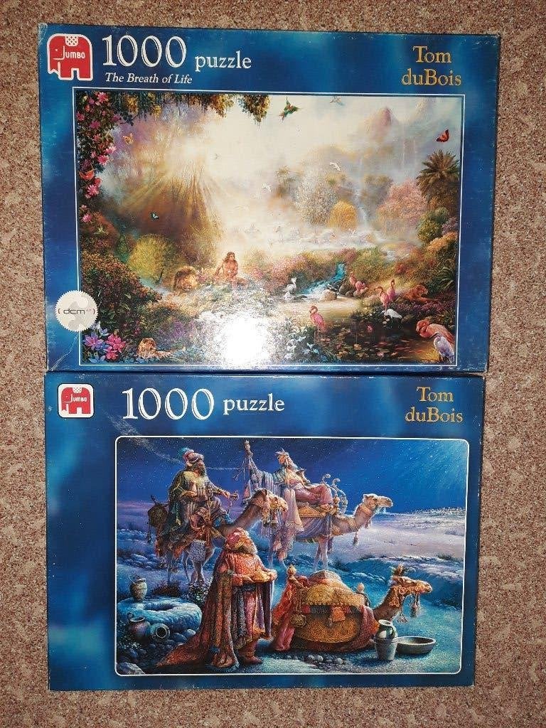 Legpuzzel, Ophalen, 500 t/m 1500 stukjes, Zo goed als nieuw, Legpuzzel