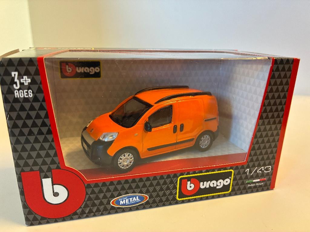 29793: Fiat Fiorino - Bburago 1:43, Hobby en Vrije tijd, Modelauto's | 1:43, Overige merken, Auto, De Steenbok 26, 5215 ME ‘s-Hertogenbosch