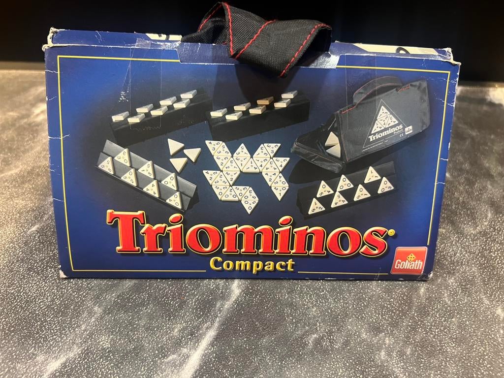 Goliath Triominos compact, Ophalen of Verzenden, Zo goed als nieuw