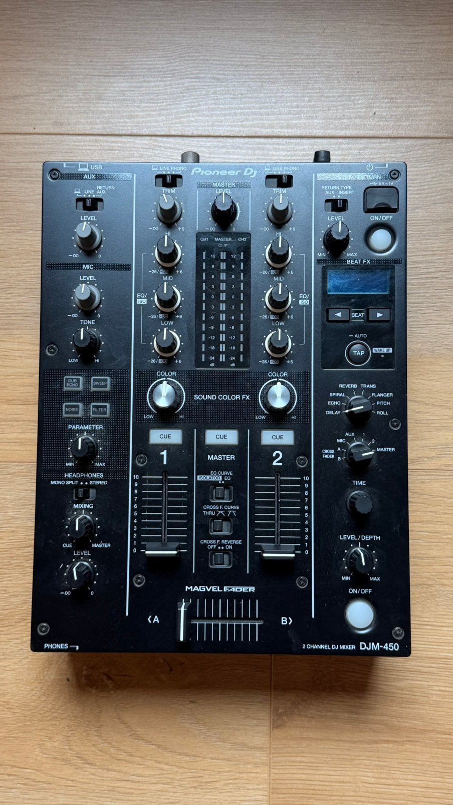 Pioneer DJM-450 mixer, Ophalen, Zo goed als nieuw, Minder dan 5 kanalen