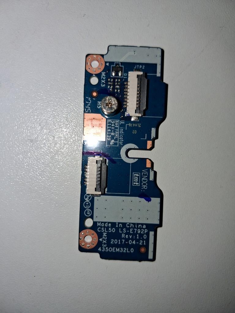 Laptop USB-poort/kaartlezer board CSL50 LS-E792P Rev:1.0, Ophalen of Verzenden, Gebruikt
