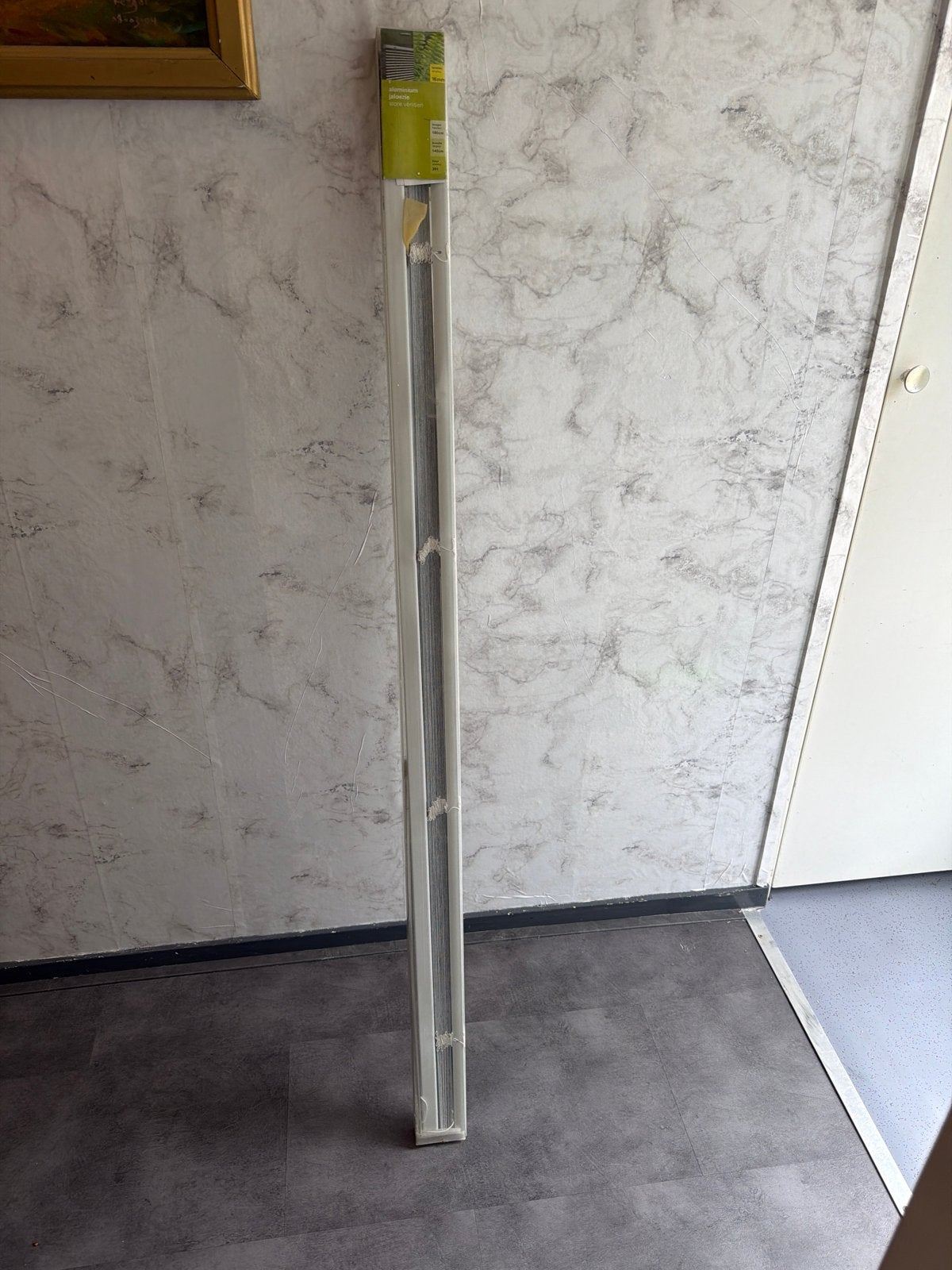 Nieuwe Luxaflex Aluminium Jaloezie 140x180cm, Ophalen, Jaloezie, Metaal, Nieuw