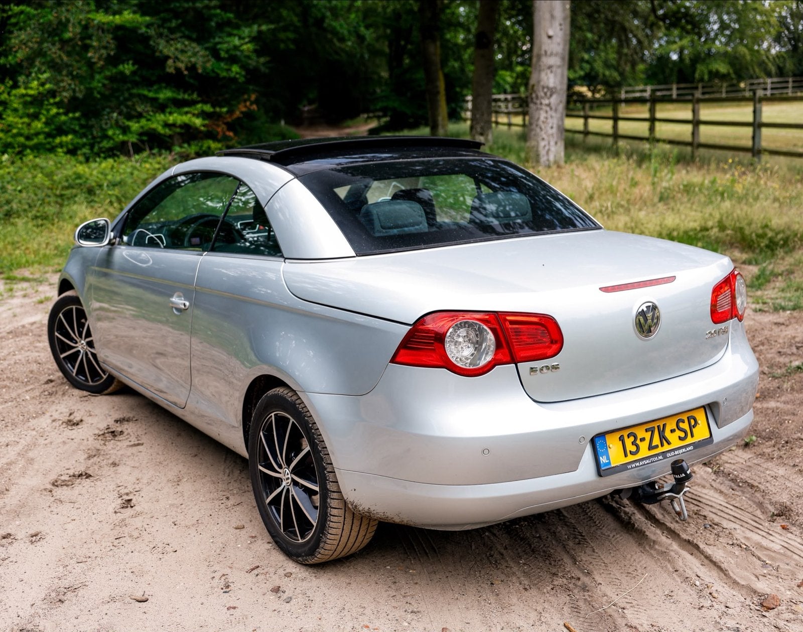 Volkswagen Eos 2.0 16V FSI 110KW 2008 Grijs, Voorwielaandrijving, Stof, 4 cilinders, 4 stoelen
