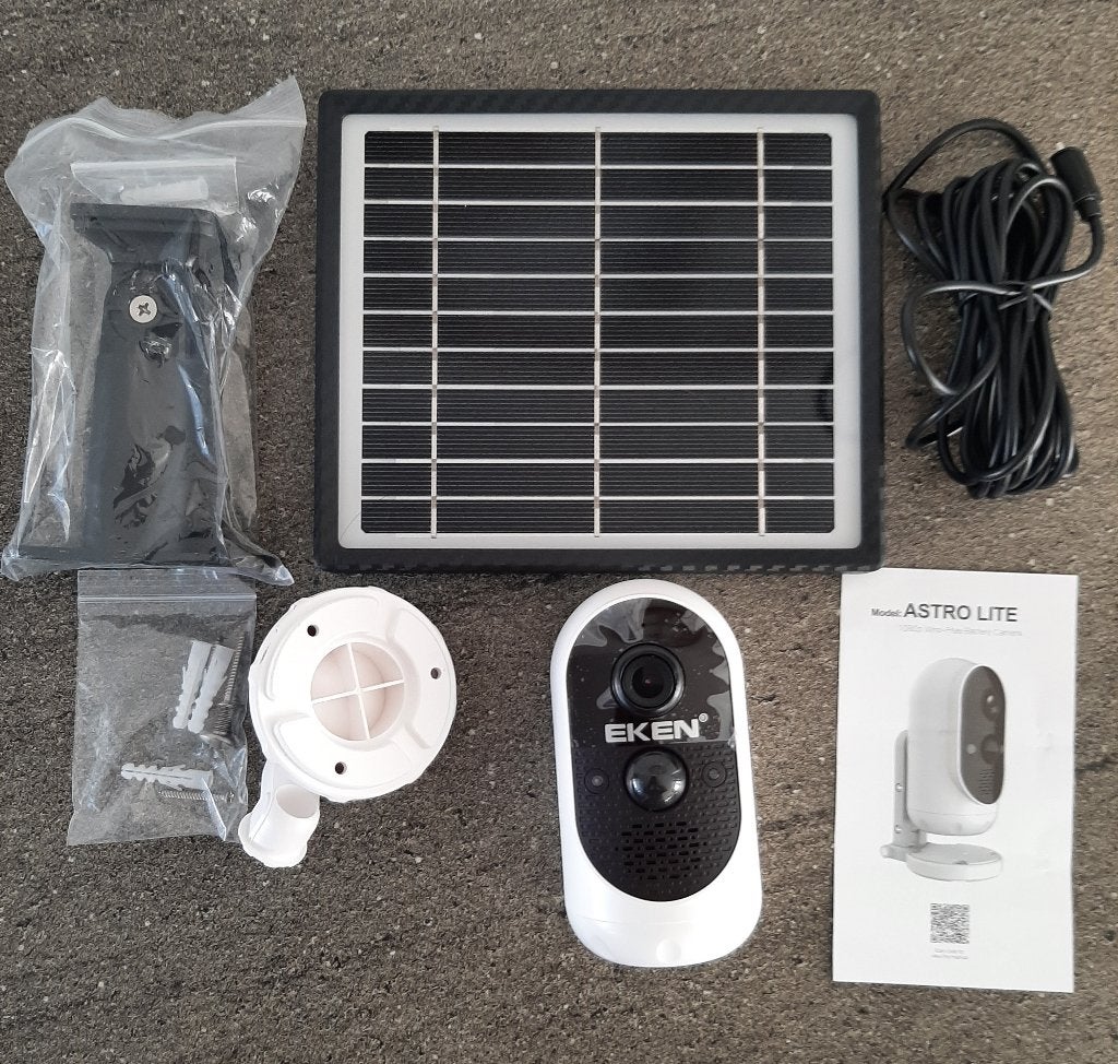 Camera voor binnen en buiten op solar, Ophalen of Verzenden, Nieuw
