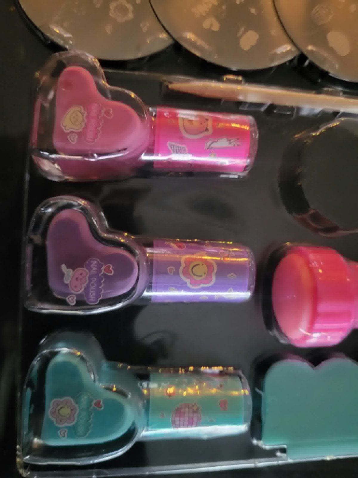 Nagellak set voor kinderen met stempelplaten, Ophalen of Verzenden, Zo goed als nieuw, Verzorging