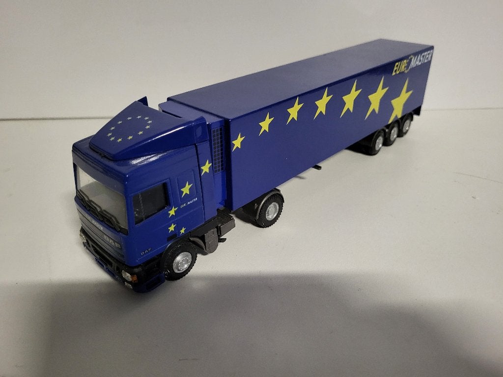 Lion Car   DAF 95  Euromaster   Lion Toys, Verzenden, Zo goed als nieuw, Bus of Vrachtwagen, Lion Toys