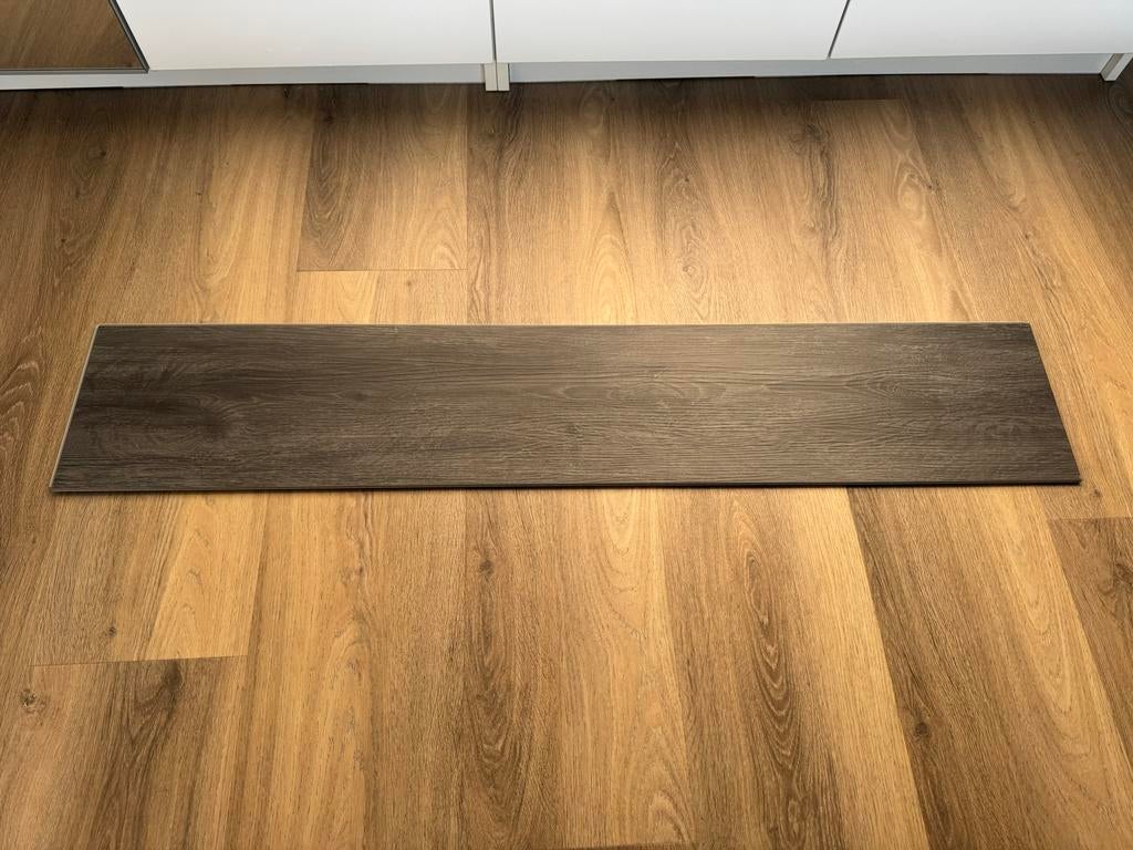 Click PVC vloer 24 m2 met ondervloer (Hoge kwaliteit AC5/33), Ophalen, Nieuw, Grijs, Vinyl