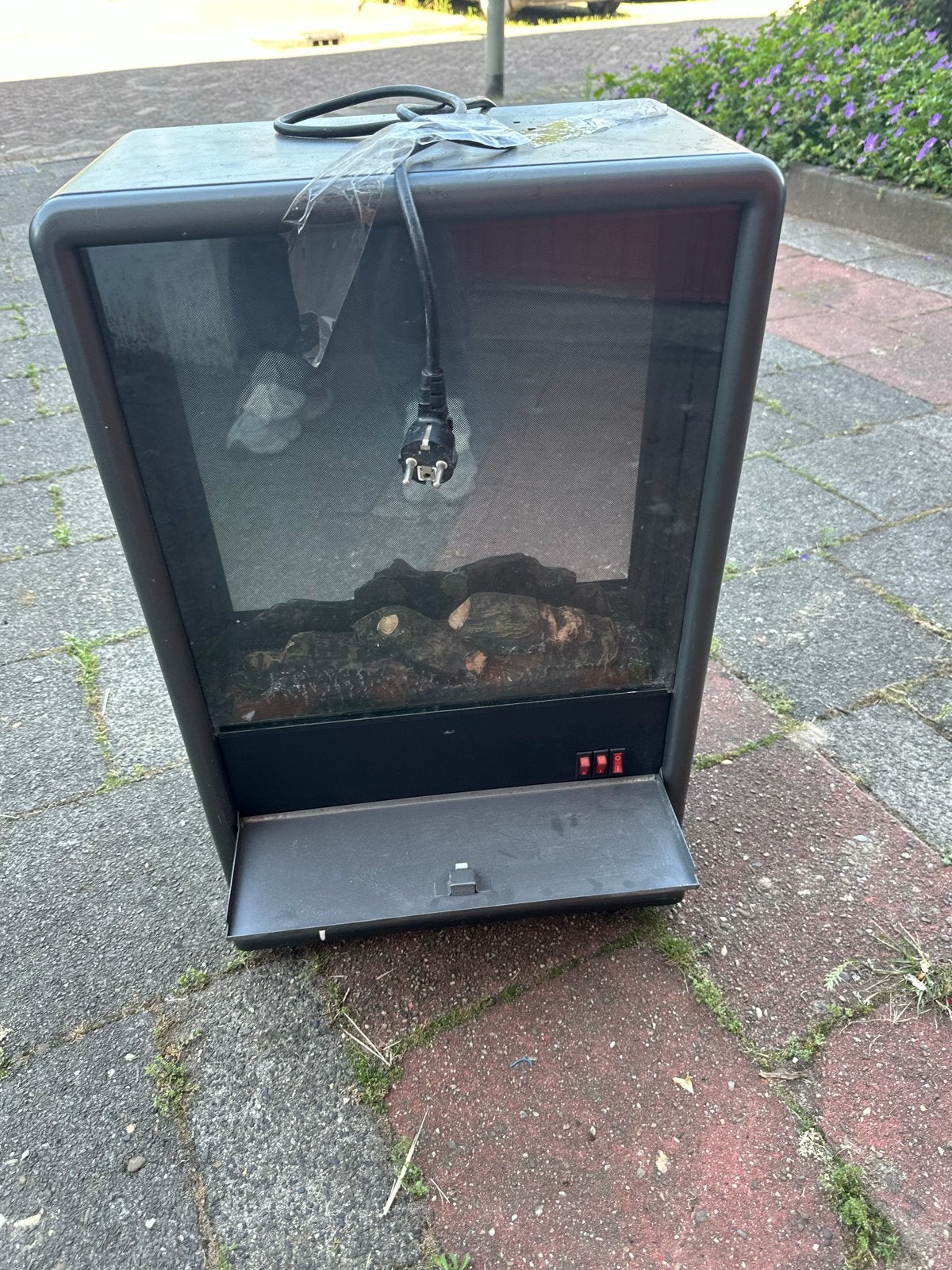 Elektrische haard - Sfeerhaard - Vrijstaand, Ophalen of Verzenden, Gebruikt, Vrijstaande haard, Elektrische haard