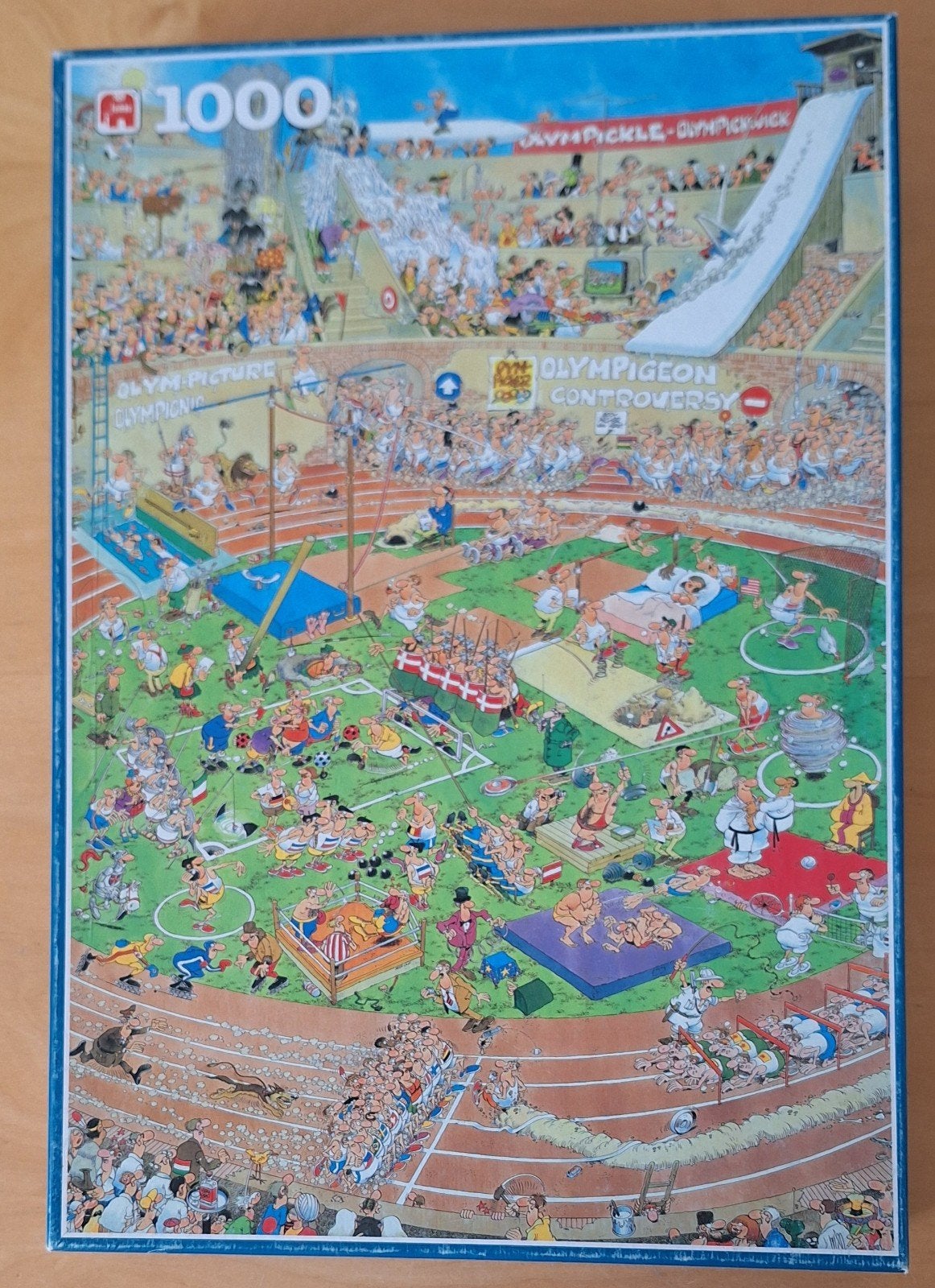 Jan van Haasteren puzzel: Olympische Spelen, Hobby en Vrije tijd, Denksport en Puzzels, Ophalen of Verzenden, 500 t/m 1500 stukjes