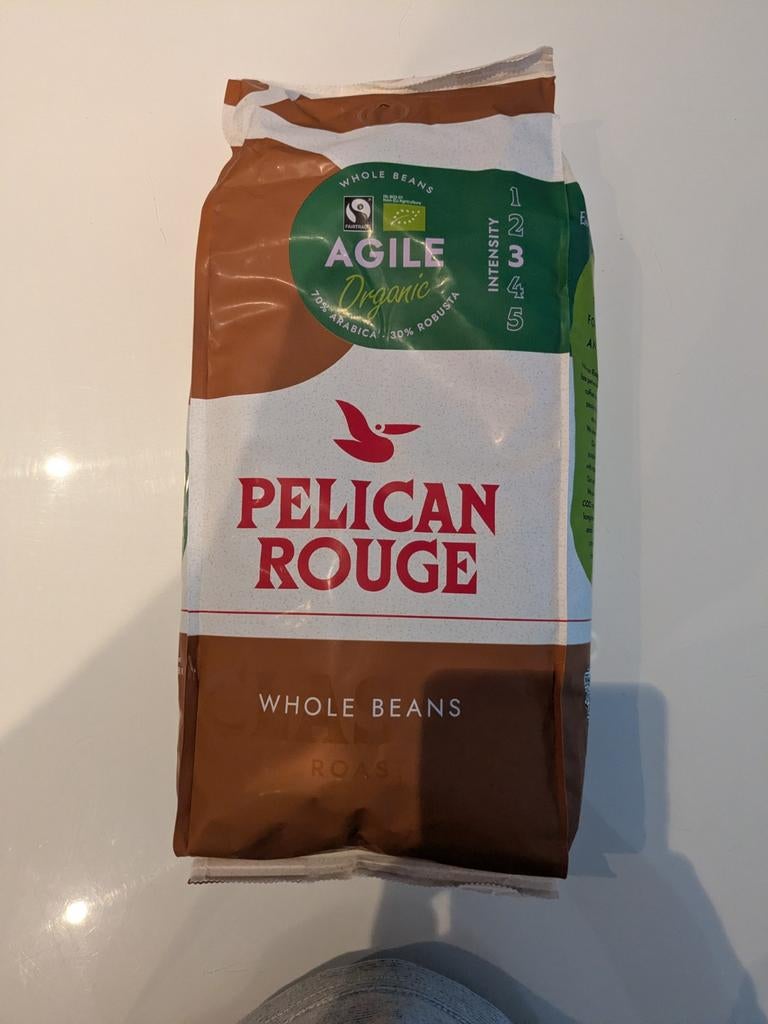 Pelican Rouge Agile koffiebonen 1kg, Ophalen of Verzenden