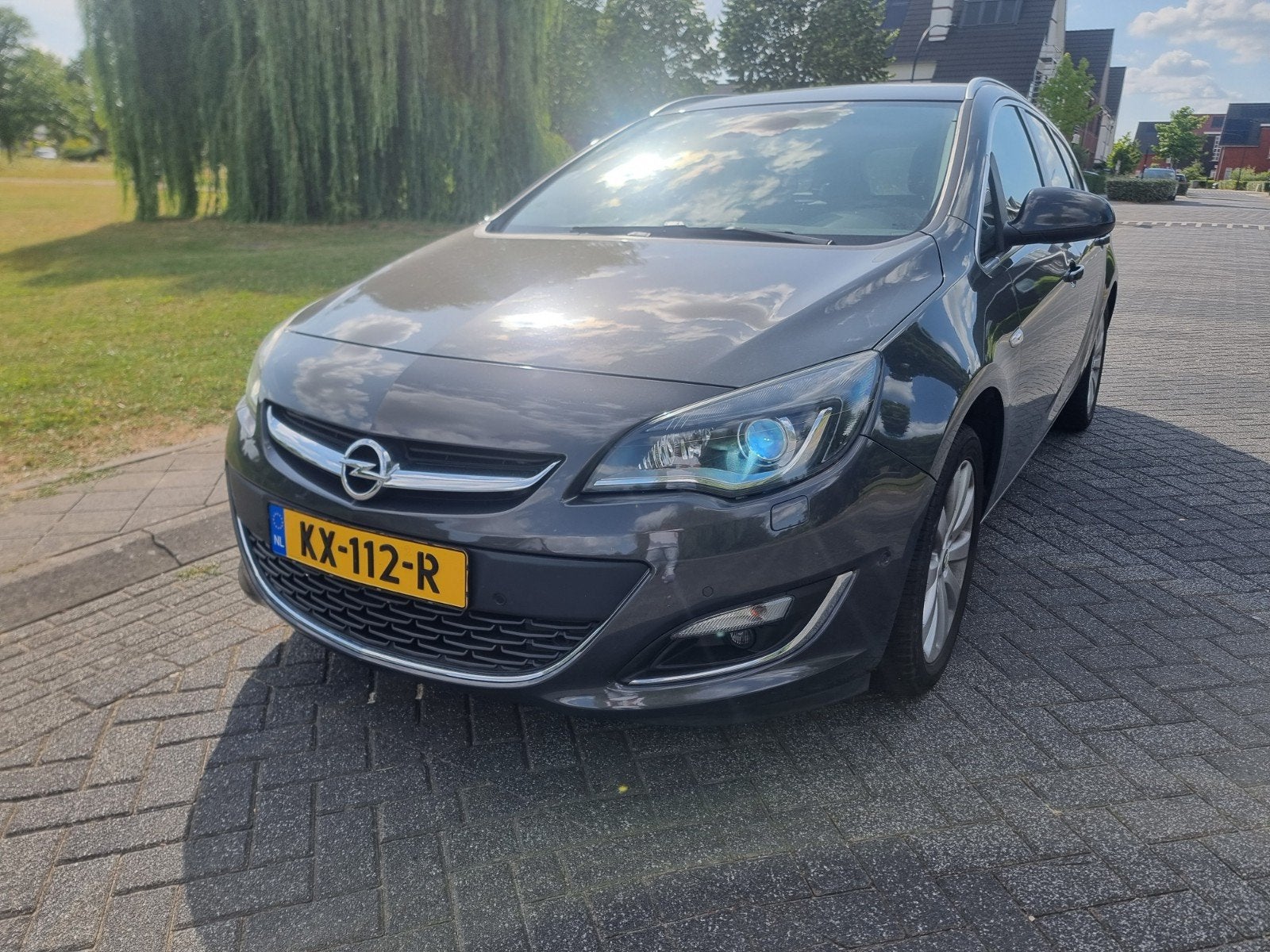 Opel Astra 1.4 Turbo 140pk ST 2016 cosmo navi clima 93dkm, Voorwielaandrijving, Zwart, 4 cilinders, 1364 cc