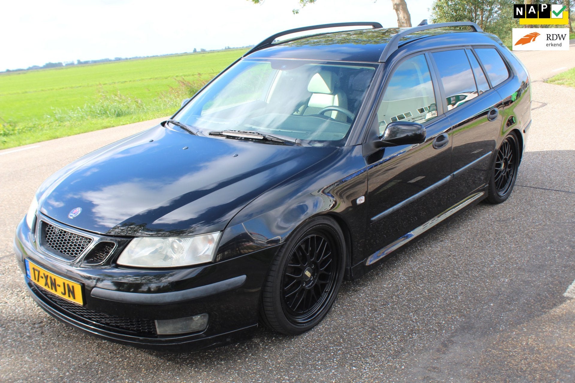 Saab 9-3 Sport Estate 1.8t Vector // verlaagd / 19"lm //, Auto's, 1998 cc, Gebruikt, Beige, 4 cilinders
