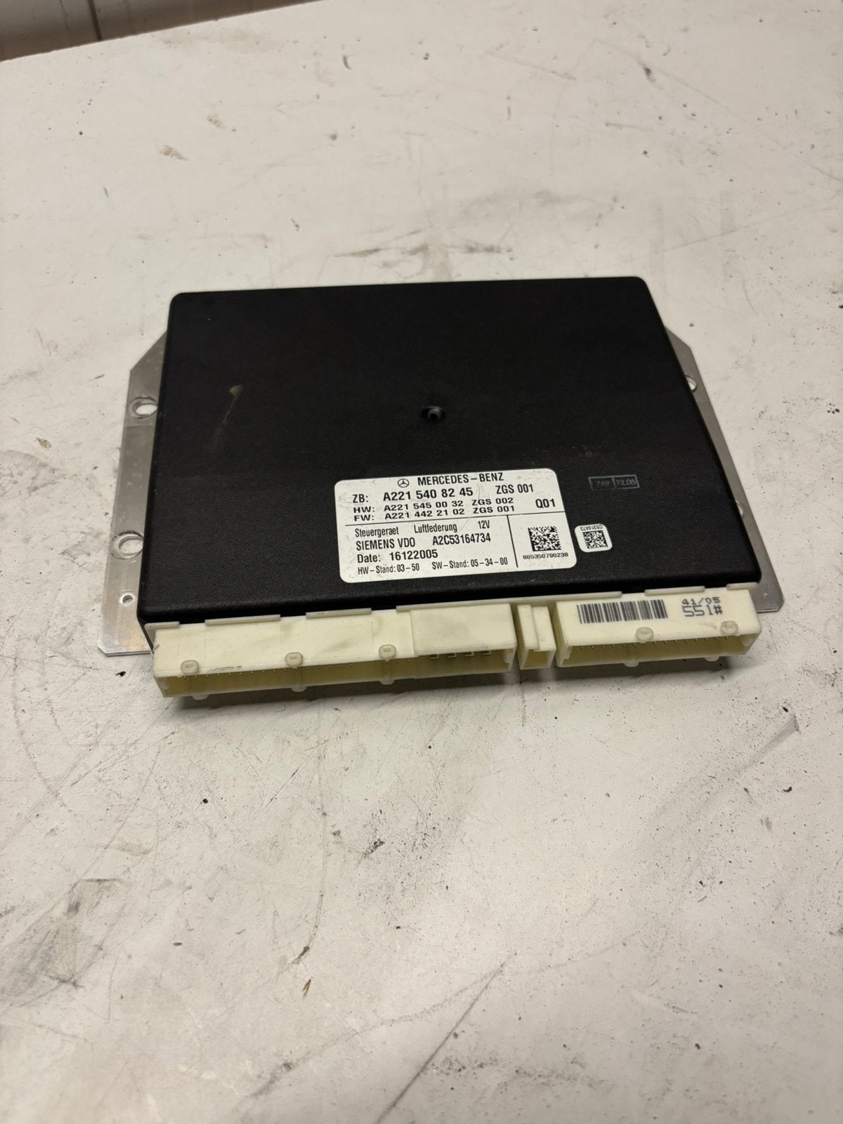 Airmatic control module mercedes S klasse w221, Ophalen of Verzenden, Gebruikt, Mercedes-Benz