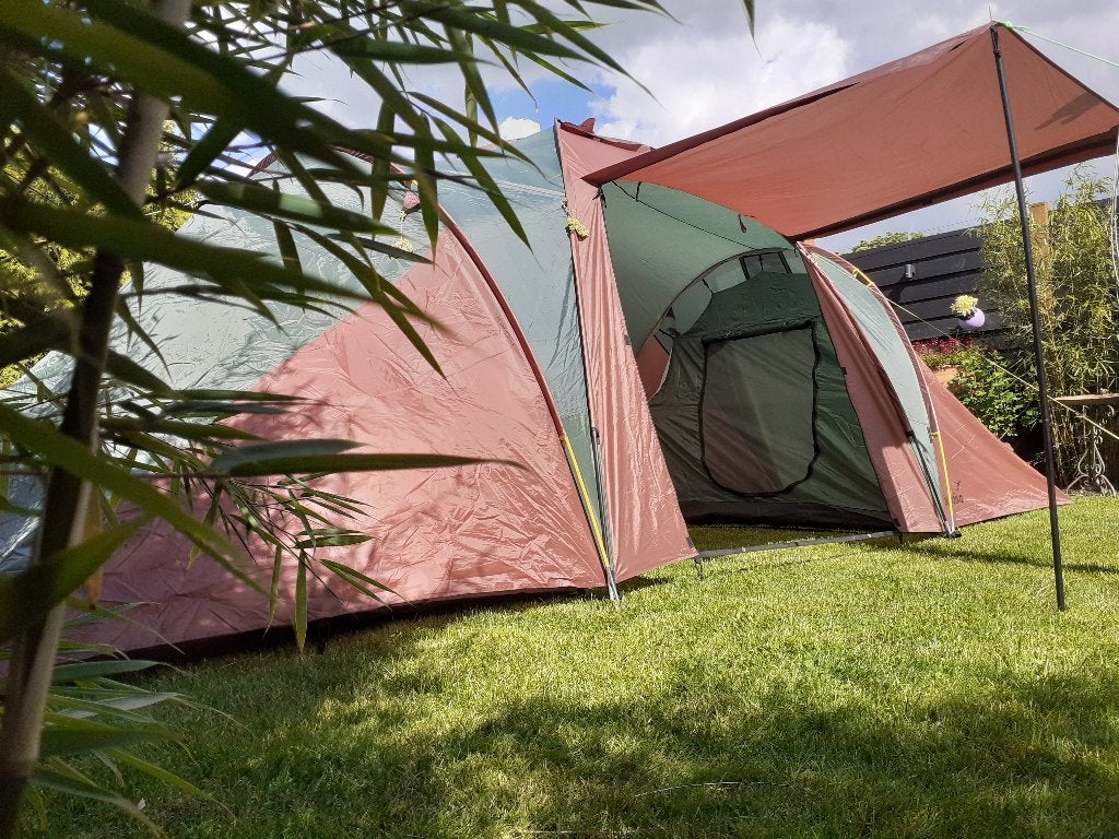 Grote 6 persoons tent / koepeltent, Caravans en Kamperen, Tenten, Ophalen of Verzenden, Zo goed als nieuw, Tot en met 6
