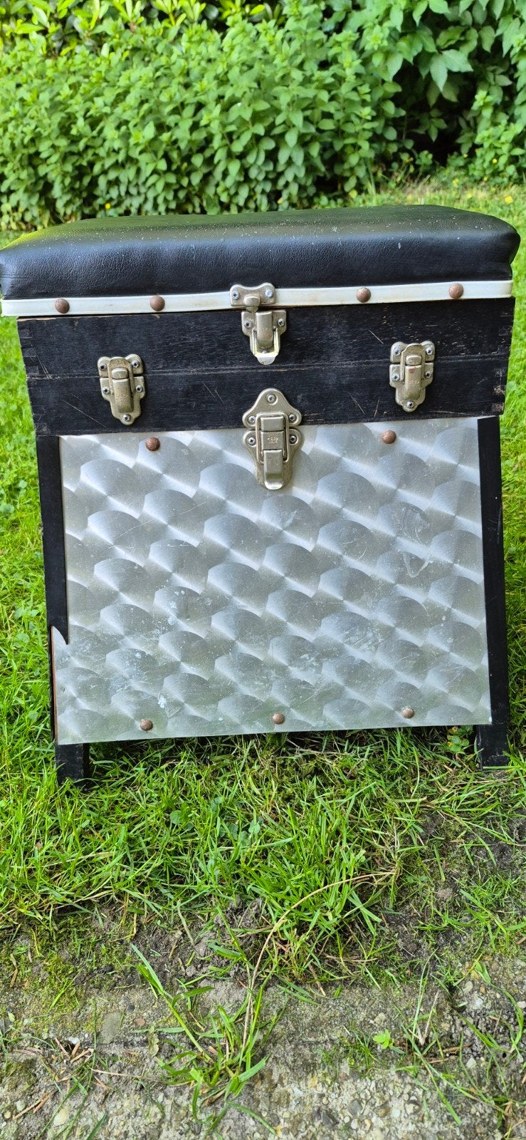 Vintage viskoffer met accessoires, Ophalen of Verzenden, Gebruikt, Koffer of Tas